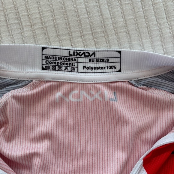 Lixada Men's Cycling Jersey Short Sleeve Size Small Breathable Front Zip Pockets - Picture 8 of 8